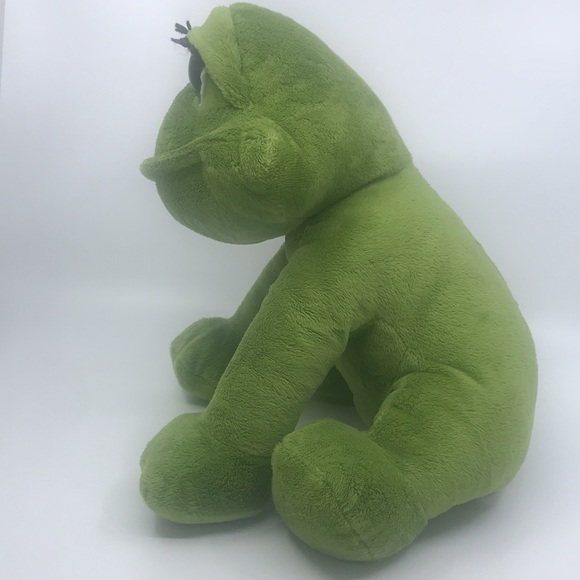 Fiesta Plush Big Green Eyed Frog Stuffed Animals - Picture 4 of 11